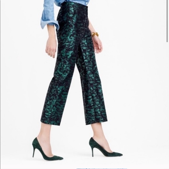 J. Crew - Patio Pant Evergreen - Picture 2 of 9